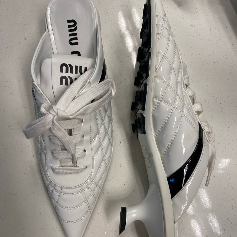 Miu Miu mytheresa patent leather mules